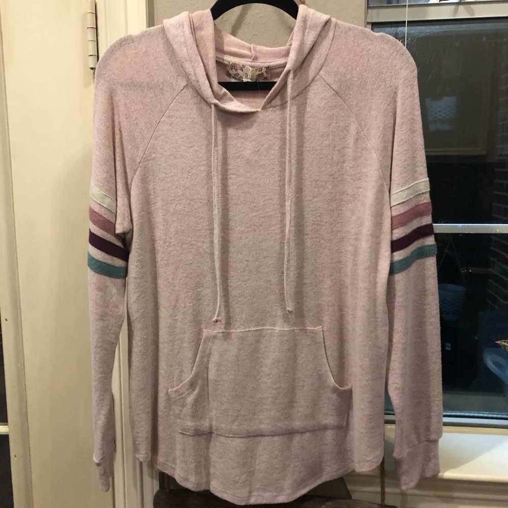 Pink Rose Hoodie